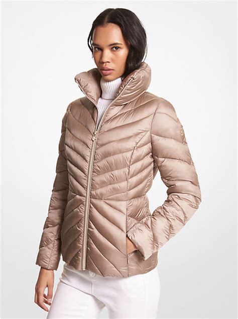 where can i get michael kors puffer jacket|Michael Kors lightweight puffer jacket.